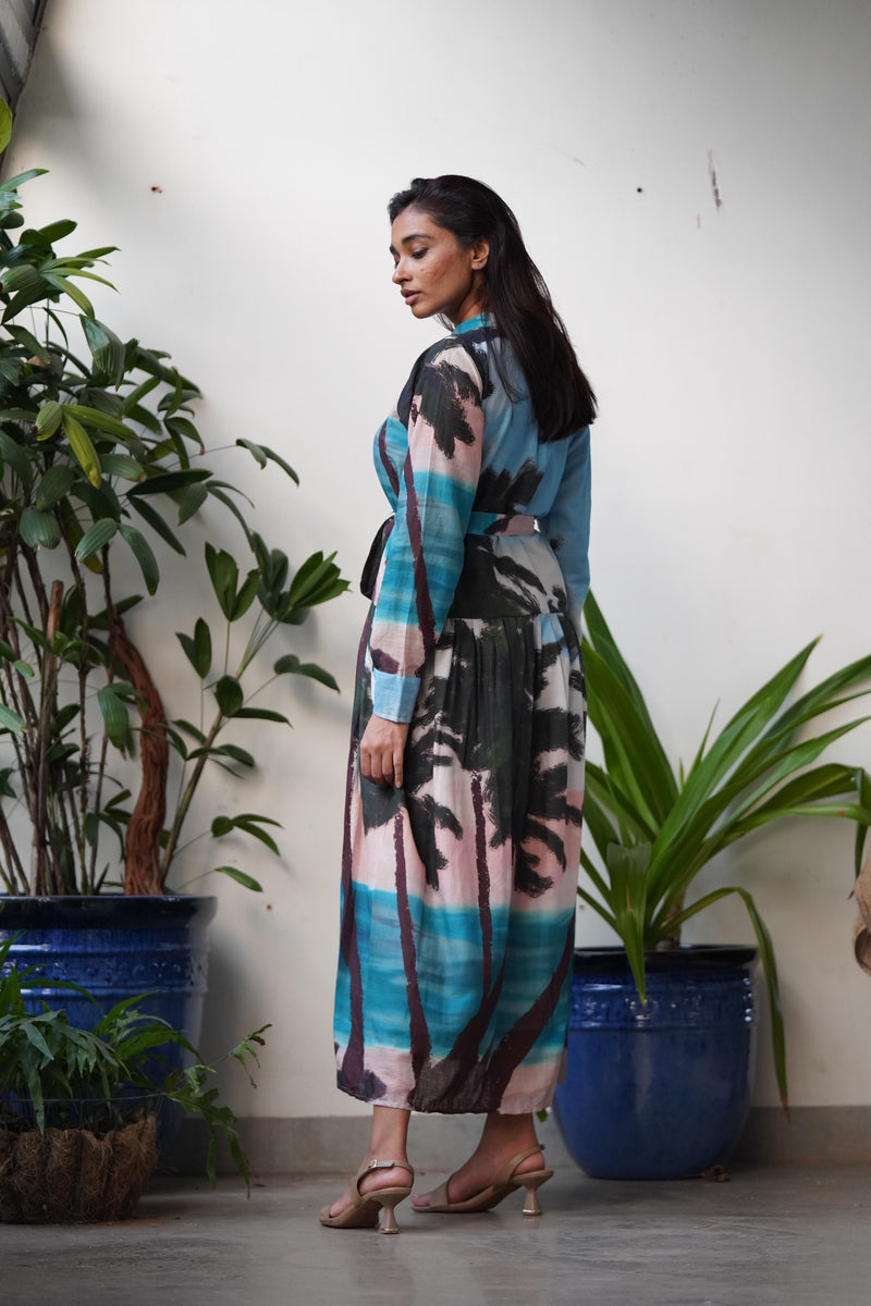 Beach vibe maxi with belt