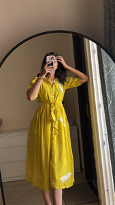 Butter cups ( midi with belt )