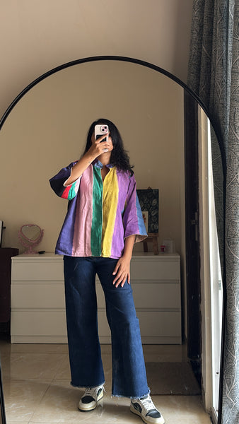 ABCD appliqué reversible jacket