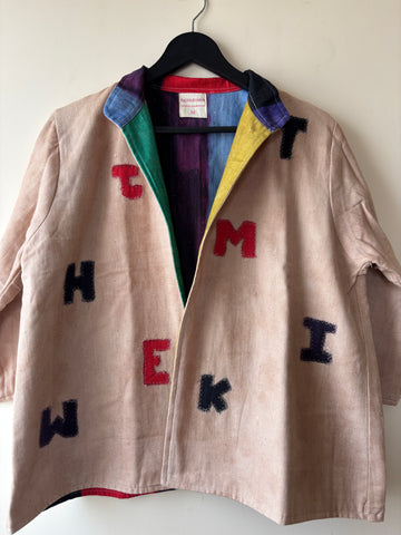 ABCD appliqué reversible jacket
