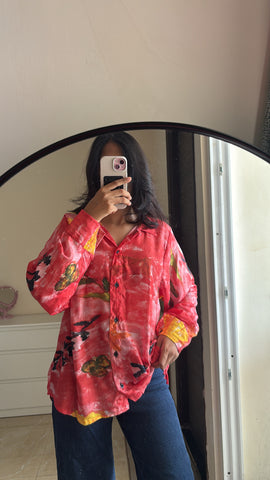 Rainbow village ( oversized shirt )