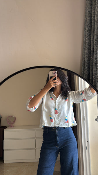 Rabbit crop shirt