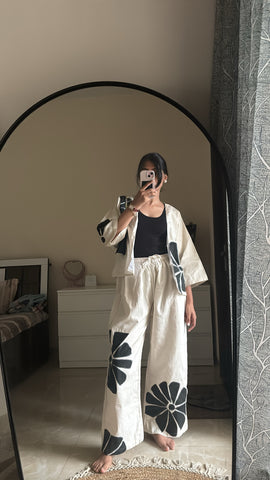 Floral appliqué co-ord set
