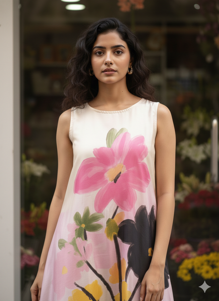 Valentine ( kurta pants set - 2 pc )