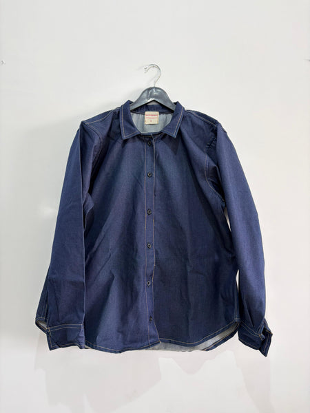 Blue denim shirt