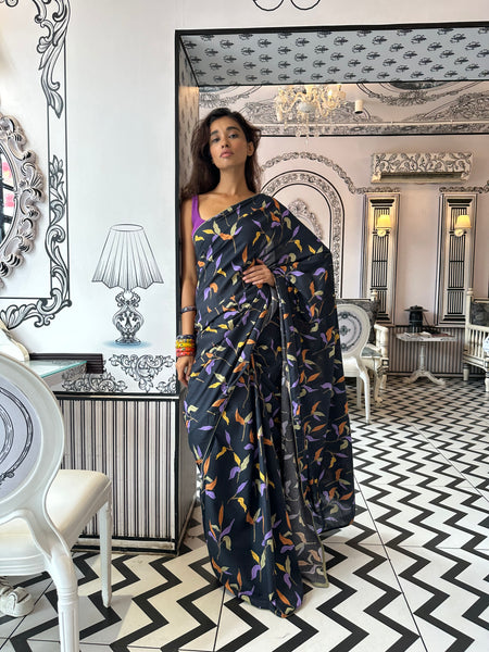 Vivid floral ( saree )
