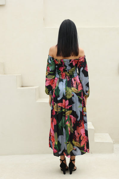 Augustina ( on and off shoulder maxi )