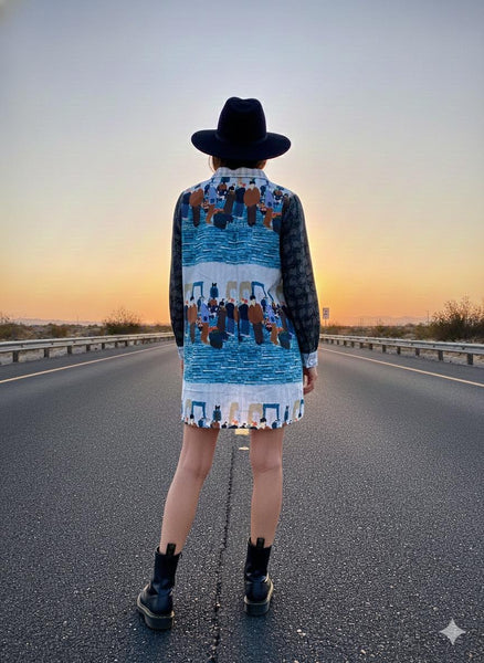 Hello & Hii (shirt dress )