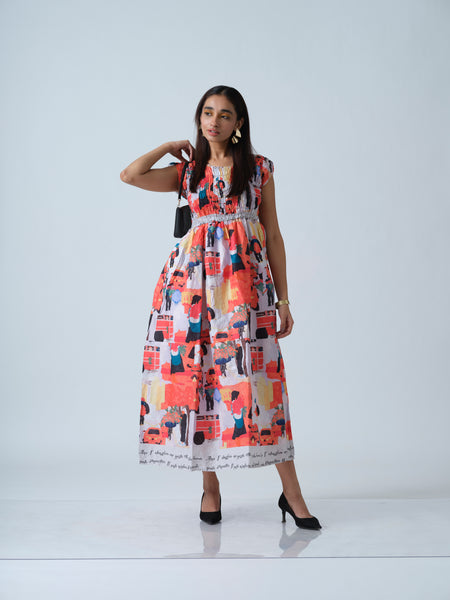 Flower family elasticated ( maxi )