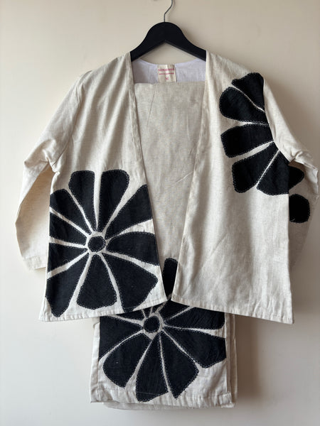 Floral appliqué co-ord set