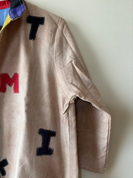 ABCD appliqué reversible jacket