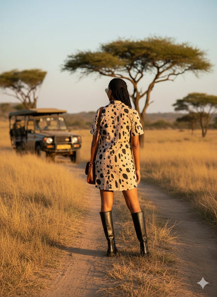 Safari shirt dress