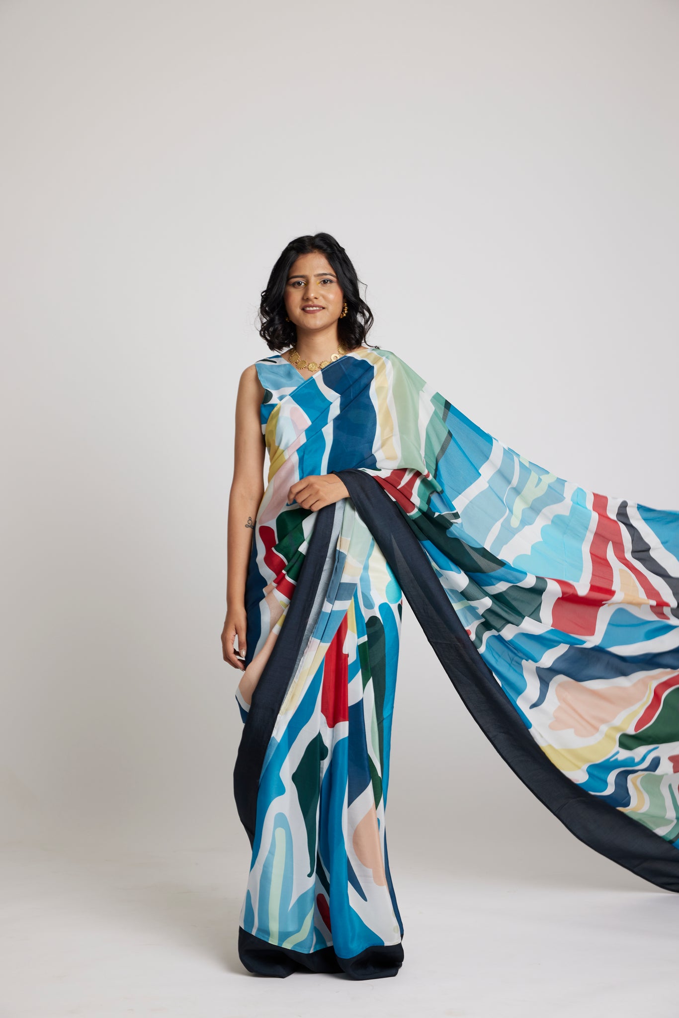 Beach wood (saree )