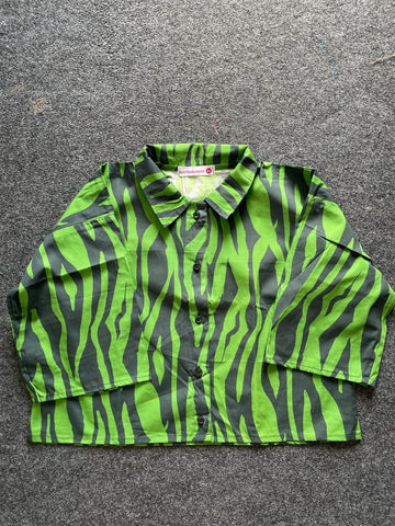 Zebra line ( crop shirt )