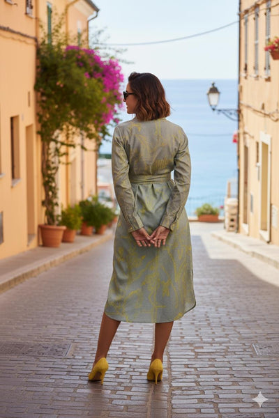 Springing ( long shirt with belt )