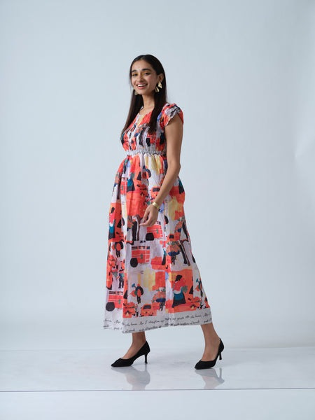 Flower family elasticated ( maxi )