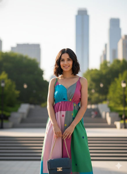 Pinky ponky ( midi dress )