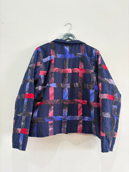 Blue + red  ( Applique jacket )