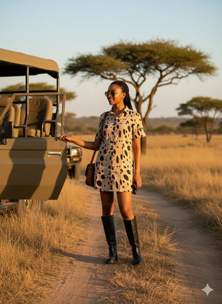 Safari shirt dress