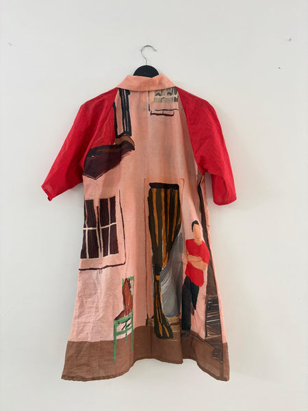 Cat & boy ( shirt dress )