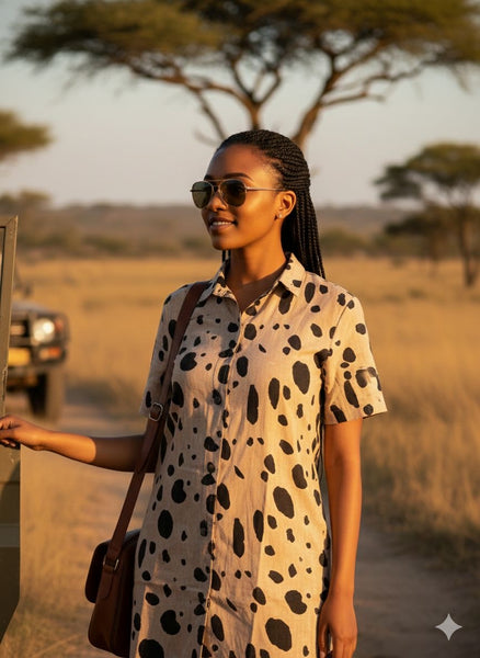 Safari shirt dress