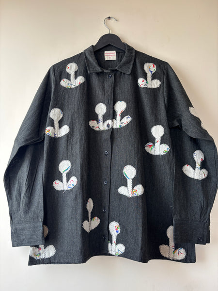 Half done floral shirt
