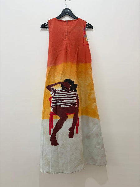 Sundowner front tie ( long dress )