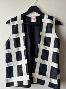 Black checks jacket