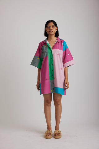 Pinky ponky ( shirt dress )