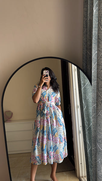 Juliet balcony ( midi with belt )