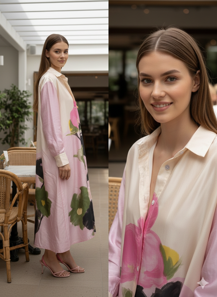 Valentine ( long shirt dress )