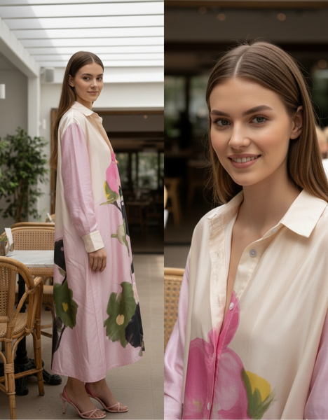 Valentine ( long shirt dress )