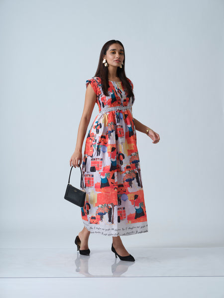 Flower family elasticated ( maxi )