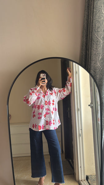 Rosa jasmine ( oversized shirt )