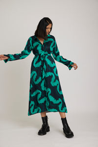 Mid season mint ( long shirt dress )