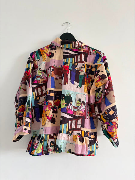 Our loved ones frill shirt  [everyday clothing]