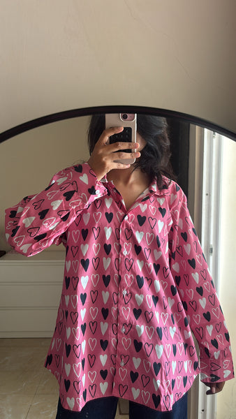 Little heart ( oversized shirt )