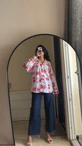 Rosa jasmine ( oversized shirt )