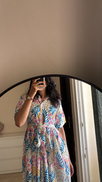 Juliet balcony ( midi with belt )