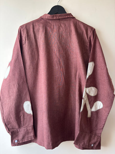 Brown appliqué (shirt)