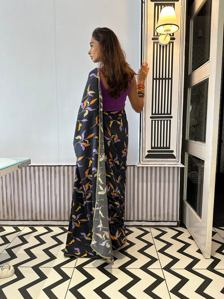 Vivid floral ( saree )
