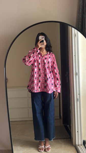 Little heart ( oversized shirt )