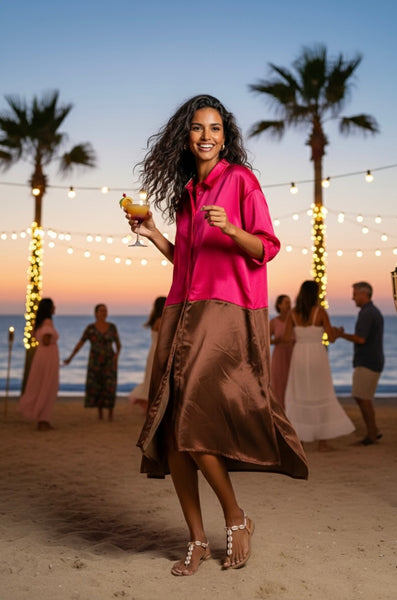 Dawn to dusk  ( oversized long shirt dress )