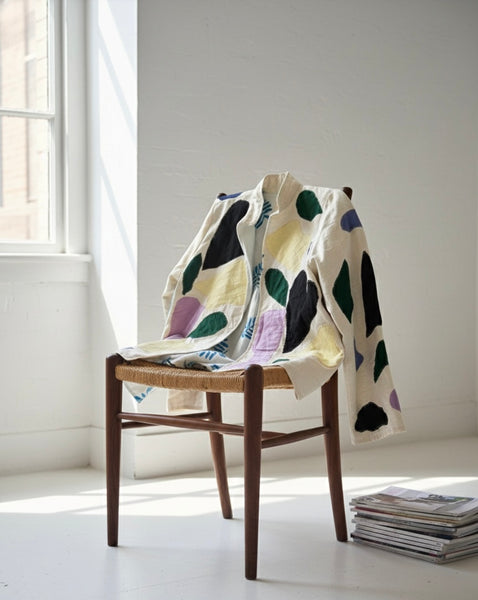 All shapes applique jacket