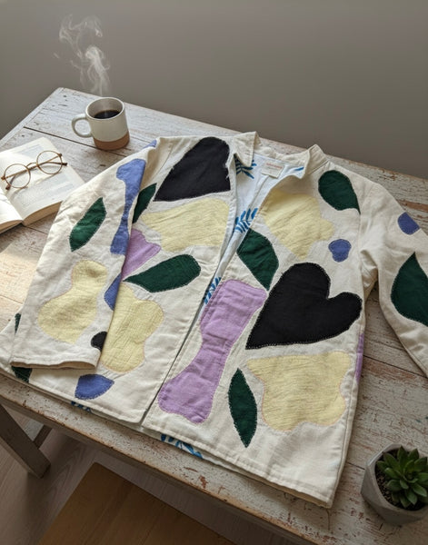 All shapes applique jacket