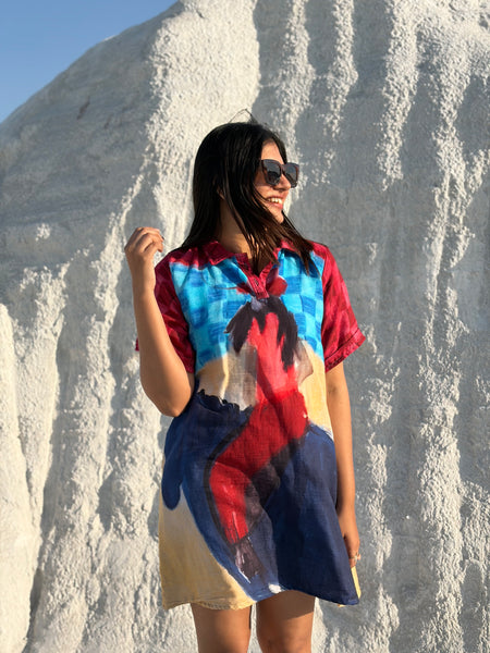 Riding my horse  [ shirt dress]