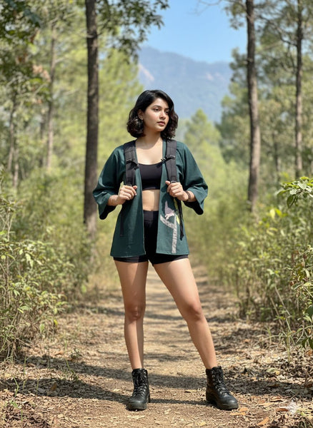 Hello bird appliqué jacket ( limited edition)