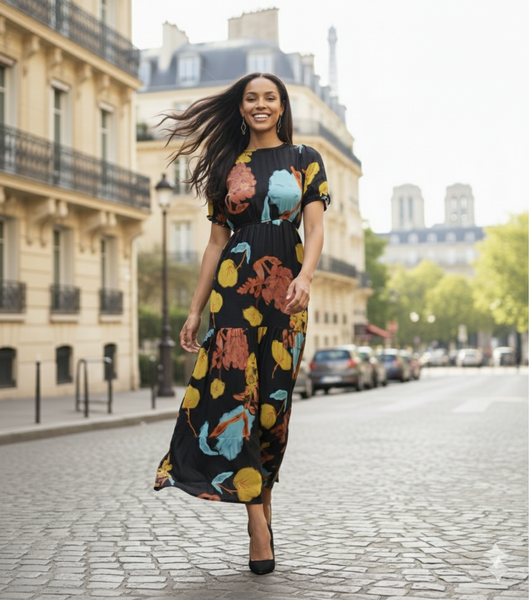 Floral five ( long maxi )