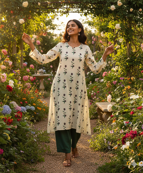 Sunflower kurta