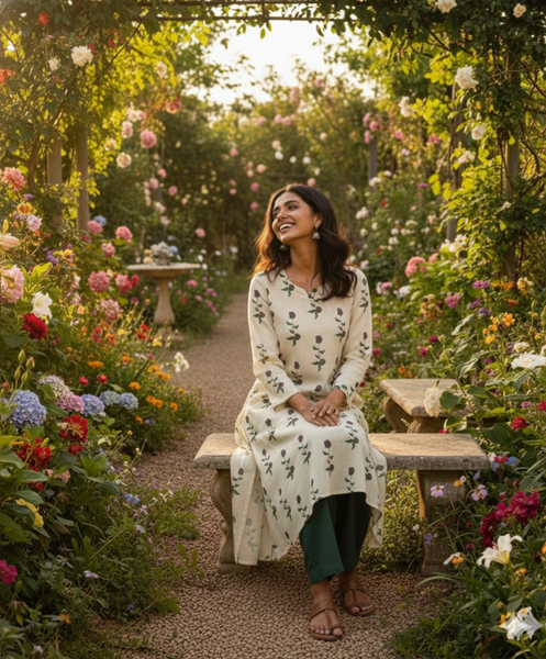 Sunflower kurta